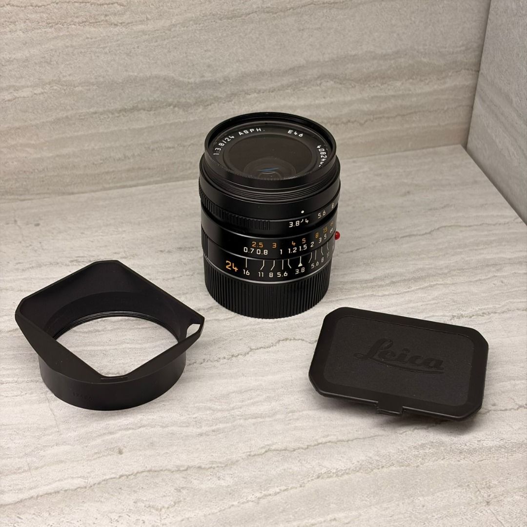 (Pre-Owned) 11648 Leica Elmar M 24mm f2.8 Black