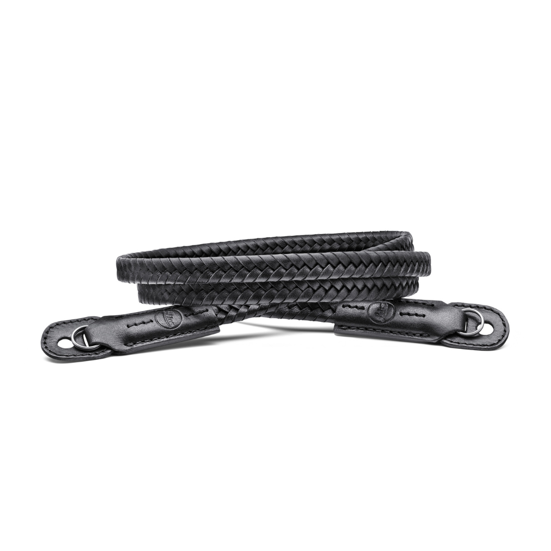 Carrying Strap, Leather, Braided, Black
