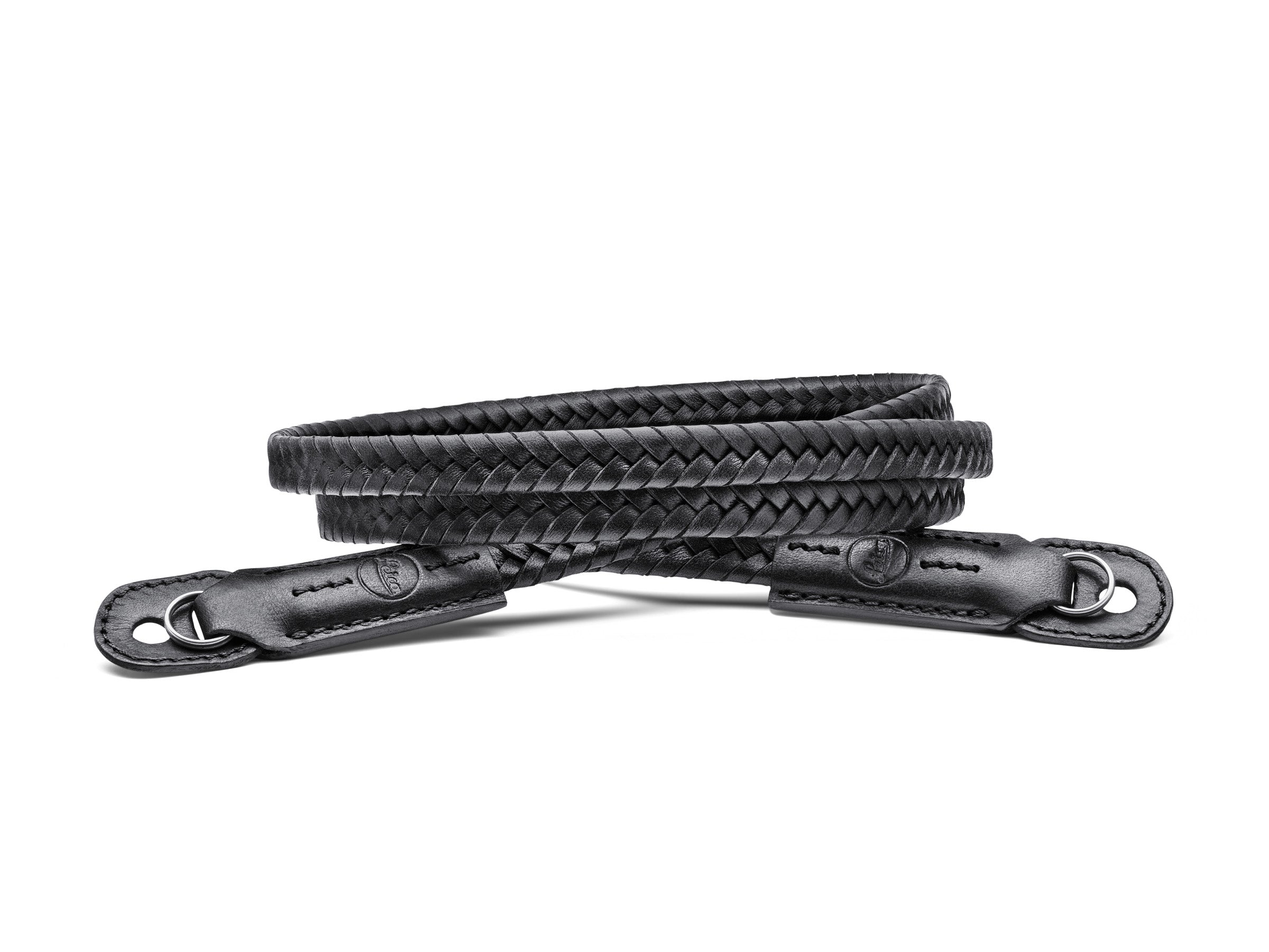 Carrying Strap, Leather, Braided, Black