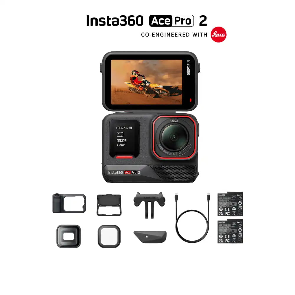 Insta360 Ace Pro 2 Videography Bundle (Midnight Black)