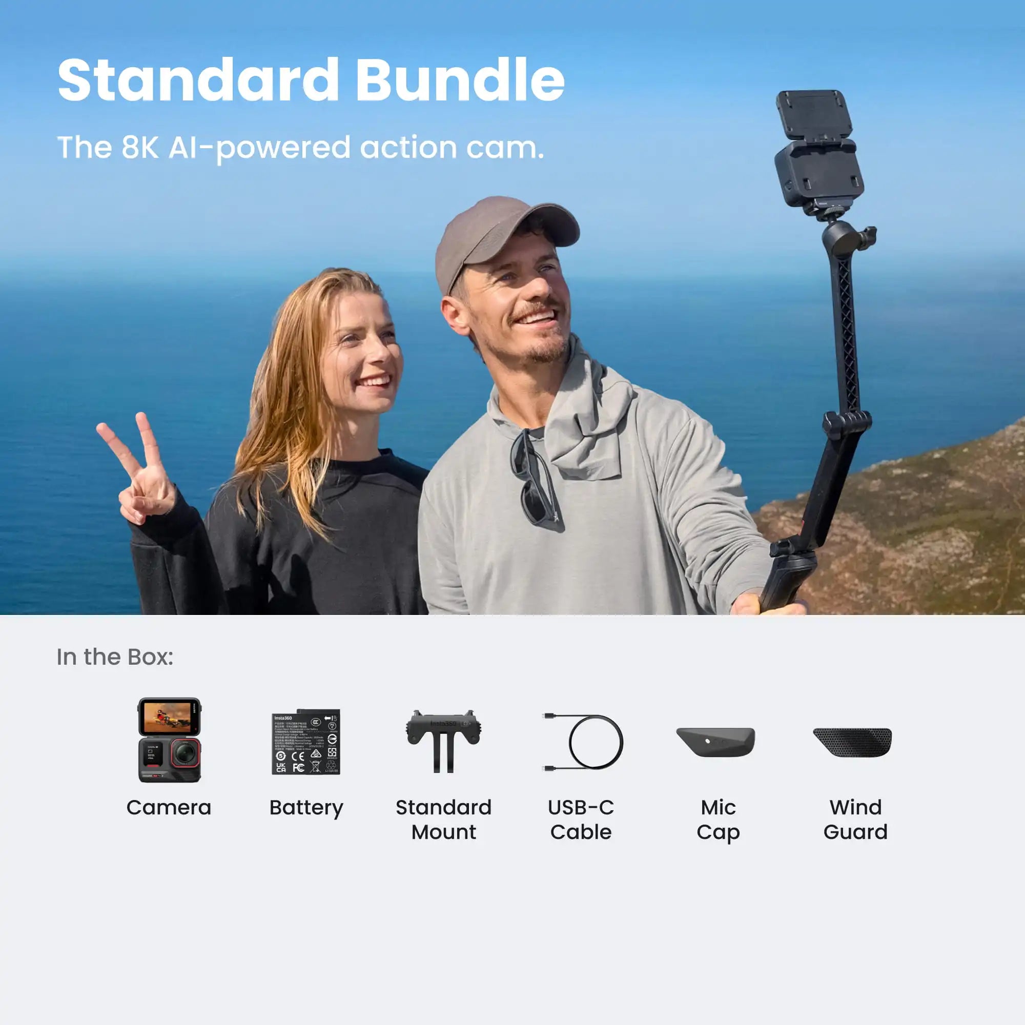 Insta360 Ace Pro 2 Single Battery Bundle (Midnight Black)