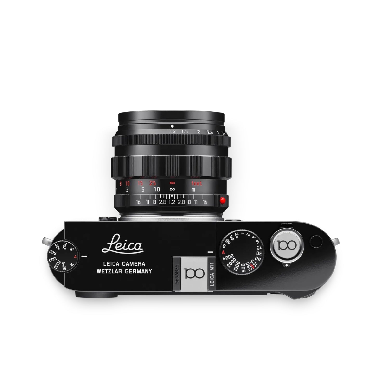 Soft Release Button, brass, silver chrome, 100 YEARS OF LEICA