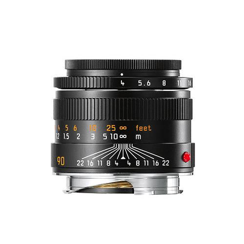 LEICA MACRO-ELMAR-M 90mm f/4, black anodized finish