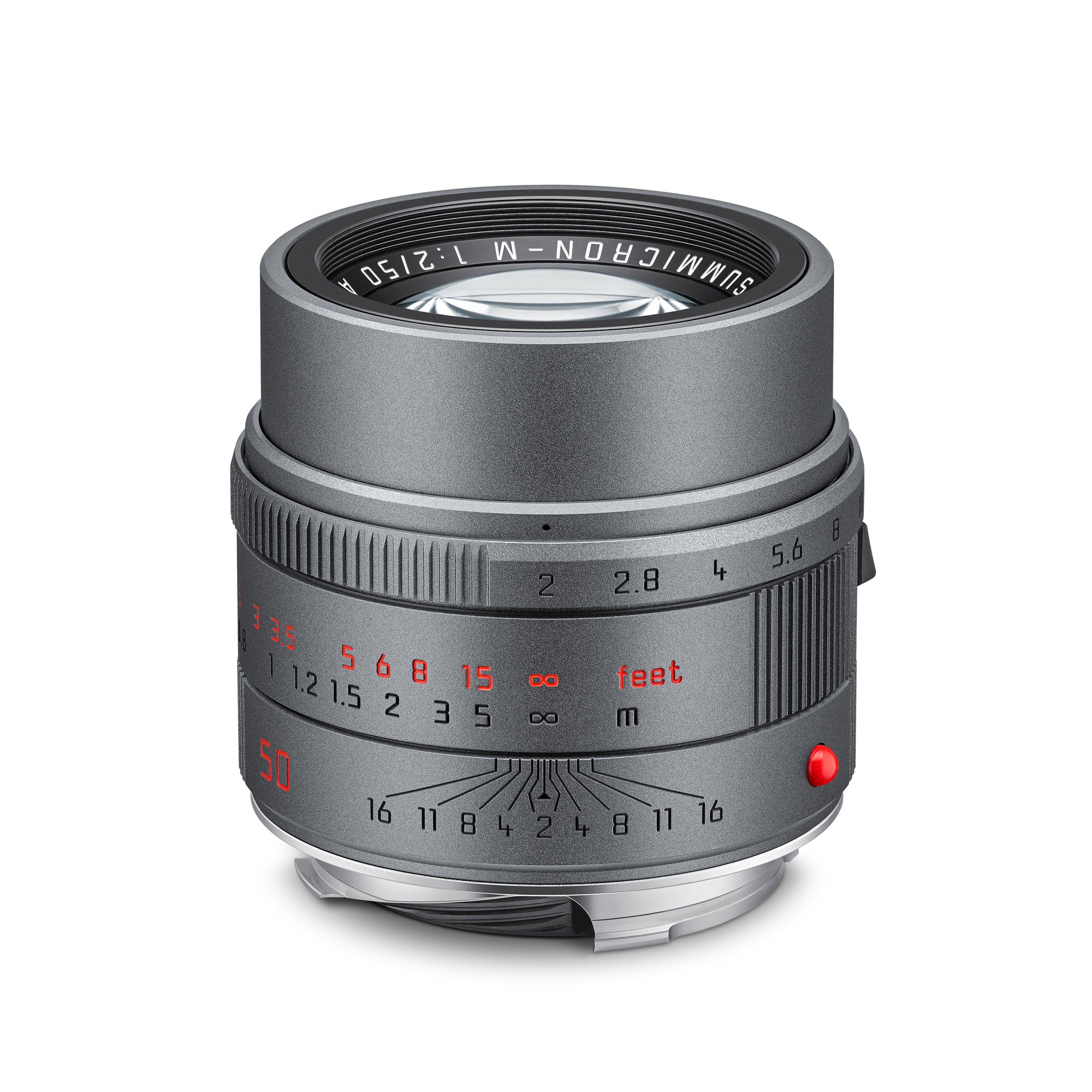 Leica APO-Summicron-M 50mm f2 ASPH, Metal Gray Paint Finish