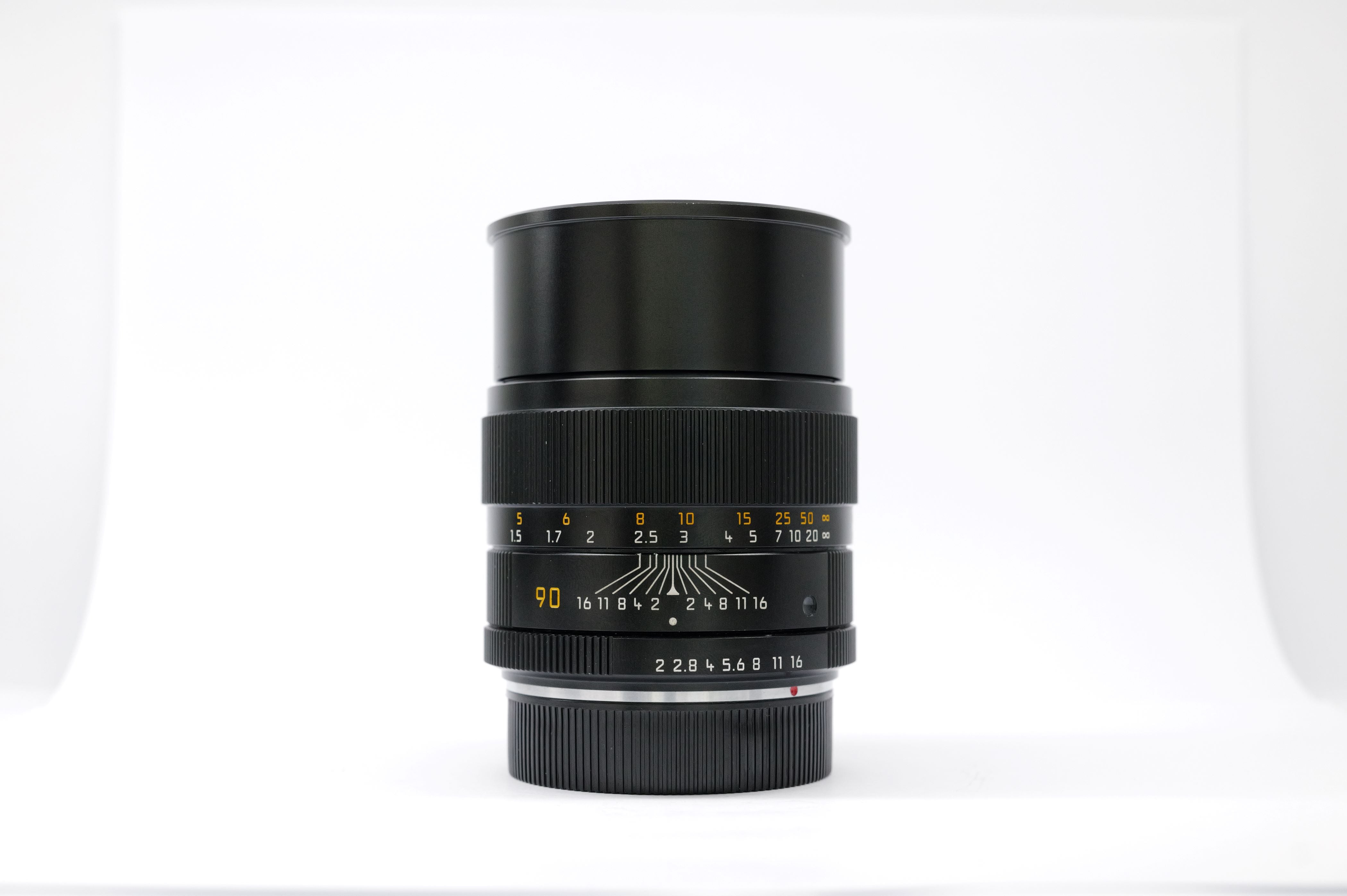 (Pre-Owned) Leica Summicron-R 90mm f/2, Black