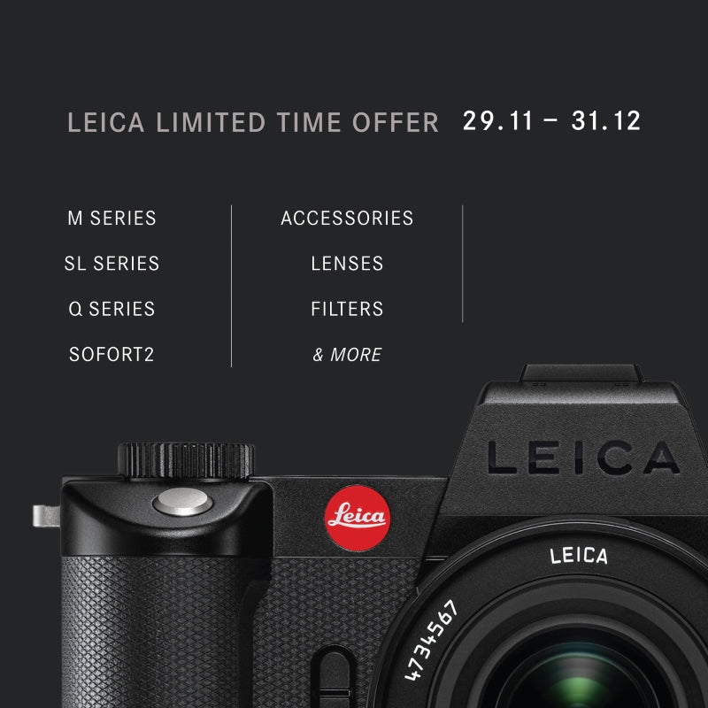 (YEAR END EXCLUSIVES - DISPLAY) Leica Notebook A5 Hardcover, black-red