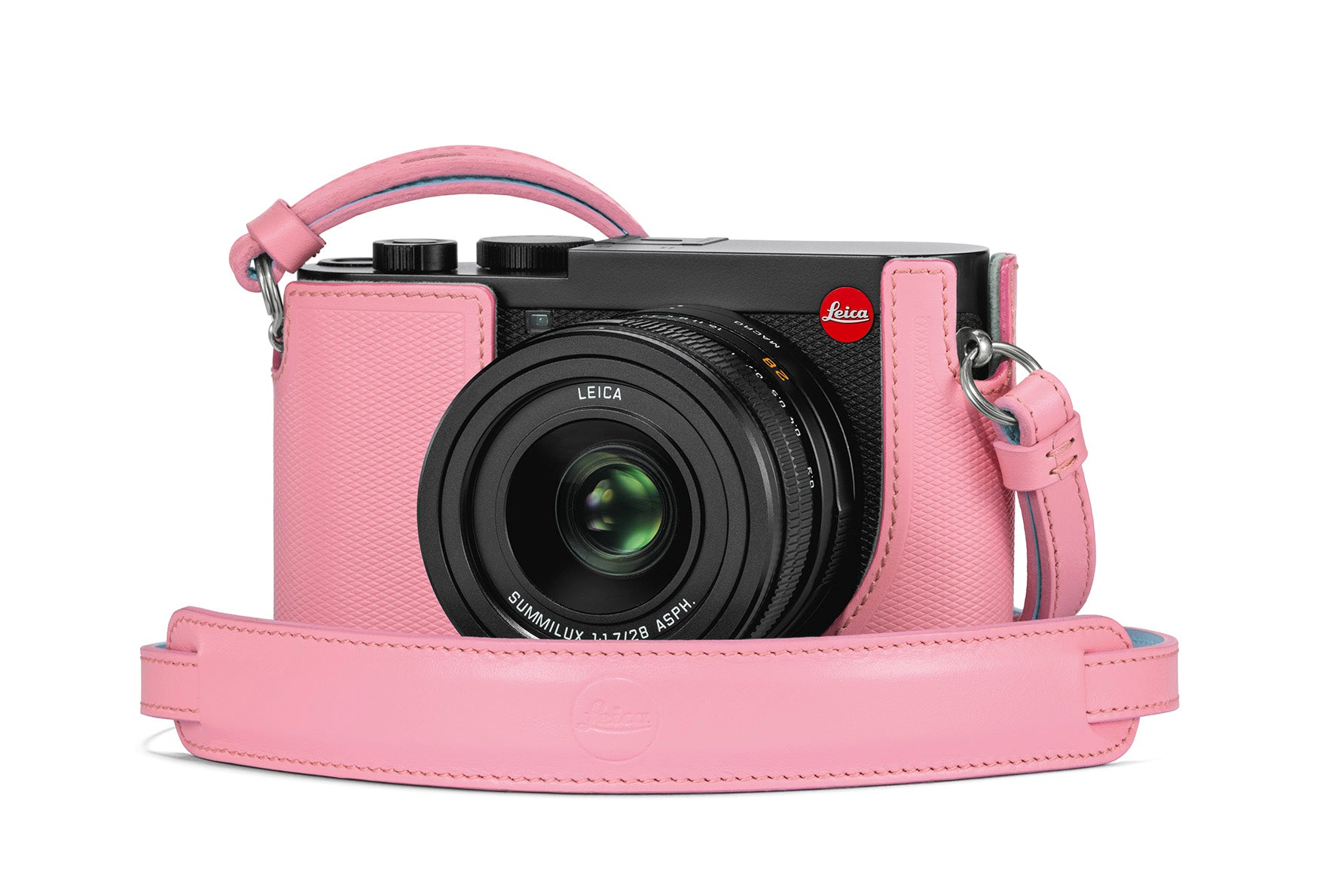 (YEAR END EXCLUSIVES - DISPLAY NEW) Carrying Strap-Q2, leather, pink