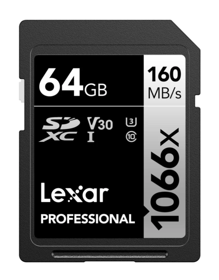 Lexar SDXC 1066X PRO 64GB UHS-I SD CARD