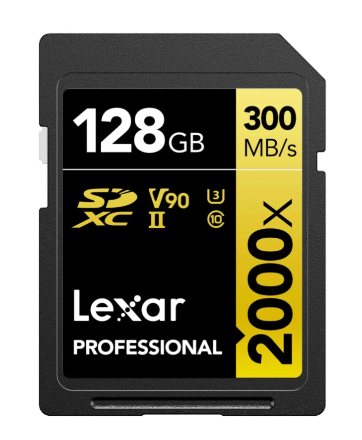 Lexar PRO 128GB SDXC 2000X SD CARD