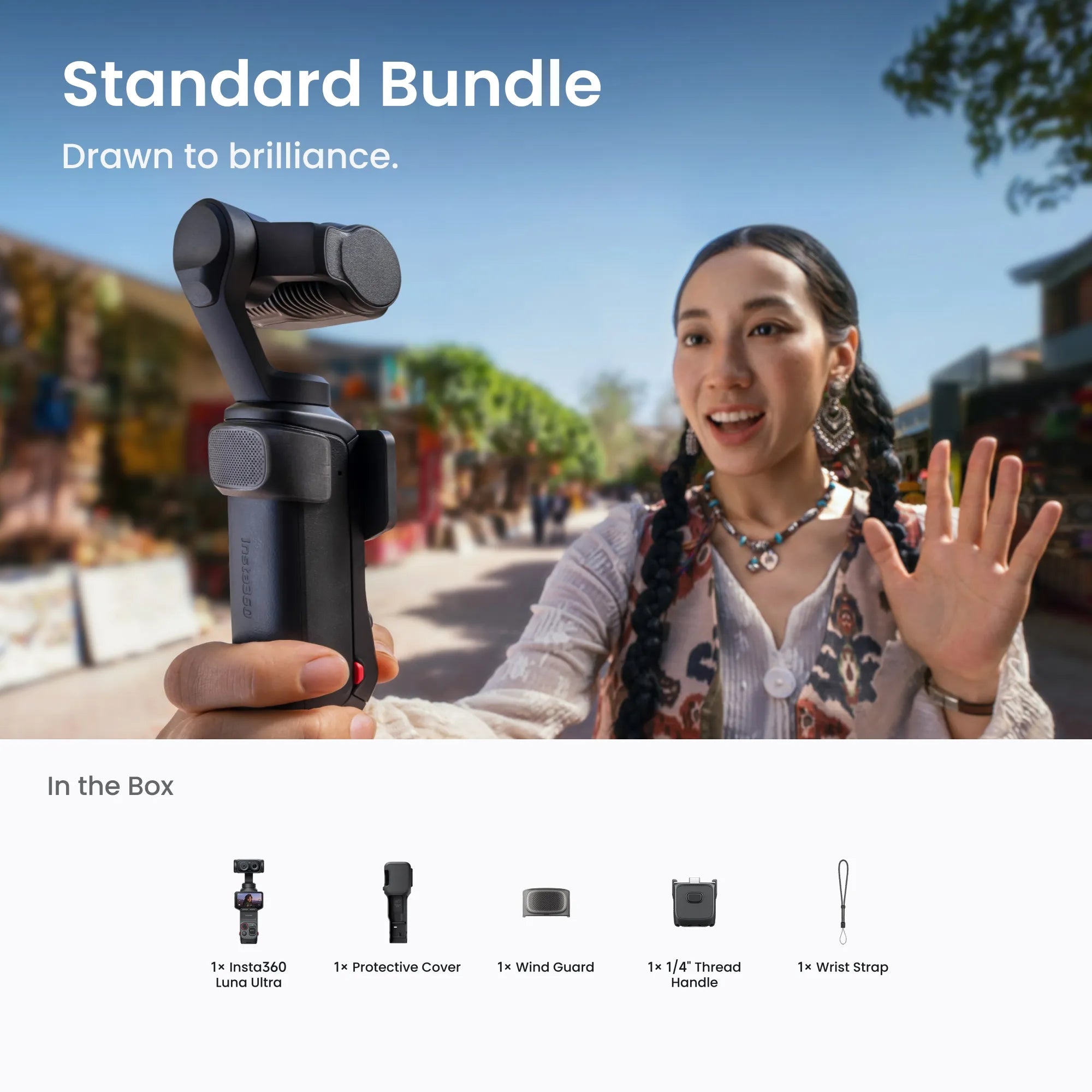 Insta360 Luna Ultra Standard Bundle (Cosmic Black)