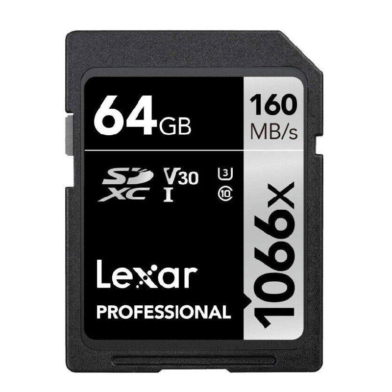 Lexar SDXC 1066X PRO 64GB UHS-I SD CARD