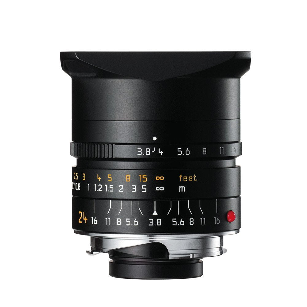 LEICA ELMAR-M 24mm f/3.8 ASPH., black anodized finish