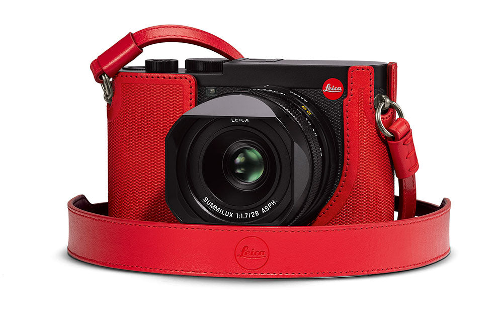 Leica Q2 Leather Carrying Strap, Red